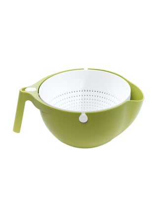 Rolling Colander Green/White 25x19x11centimeter - v1592328518/N38657877A_1