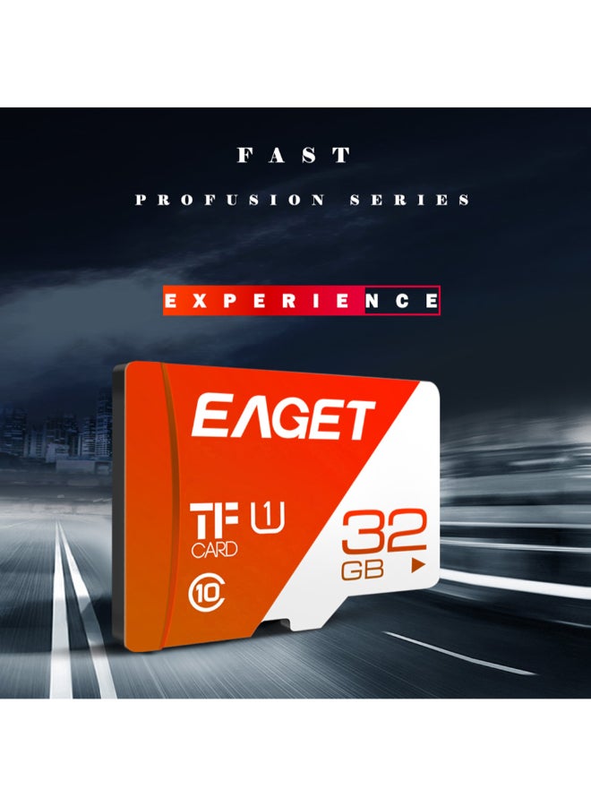 EAGET High Speed MicroSDXC Card Memory Card Red/White - Image 3