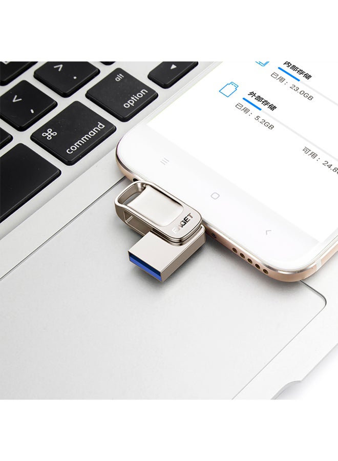 EAGET - High Speed Metal USB 3.0  Flash Drive 64 GB - Image 1