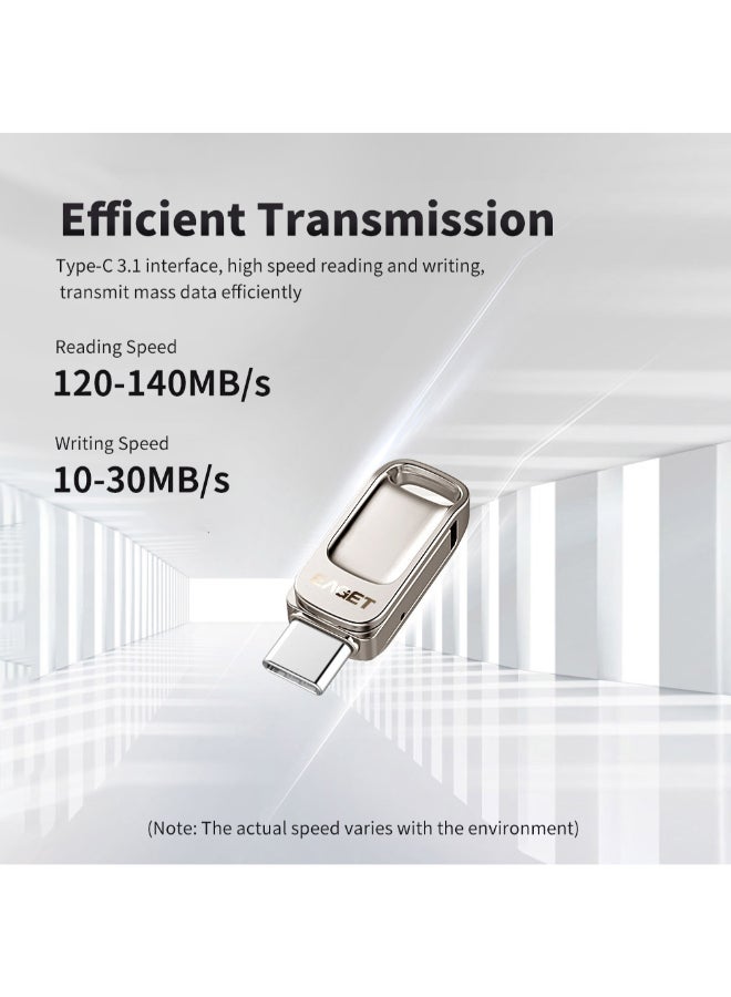 EAGET High Speed Metal USB 3.0  Flash Drive 32 GB - Image 2