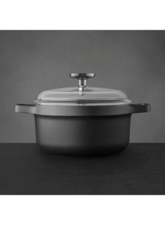 Berghoff Gem Aluminium Stockpot With Lid Grey/Clear 28cm  - Image 3