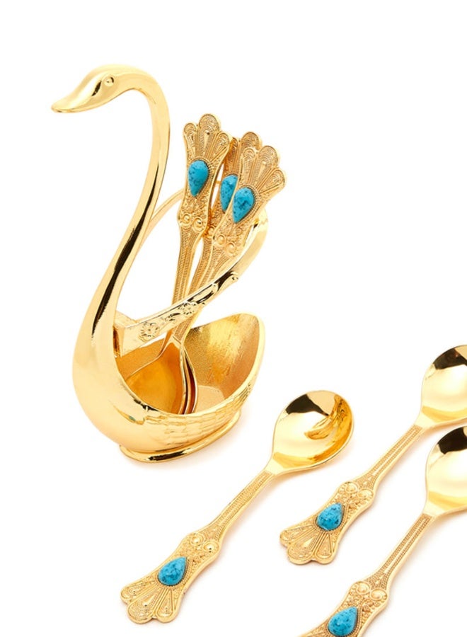 Al Jaber - Arabic Traditional Spoon Set Gold - Image 1