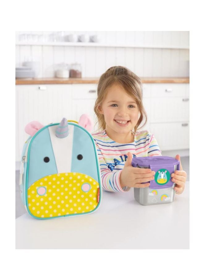 Skip Hop - Zoo Stainless Steel Lunch Kit -  Unicorn - Image 1