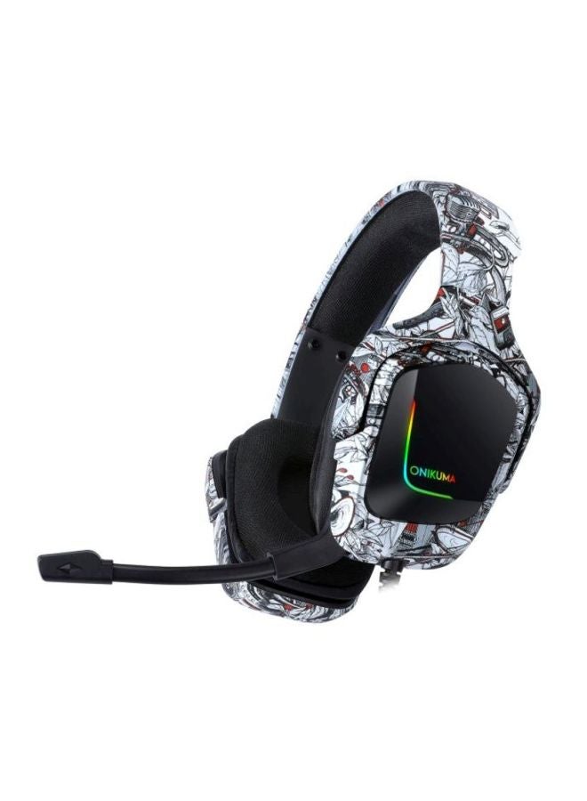 onikuma Wired Gaming Over-Ear Headphones With Mic  For PS4/PS5/XOne/XSeries/NSwitch/PC  - Image 2