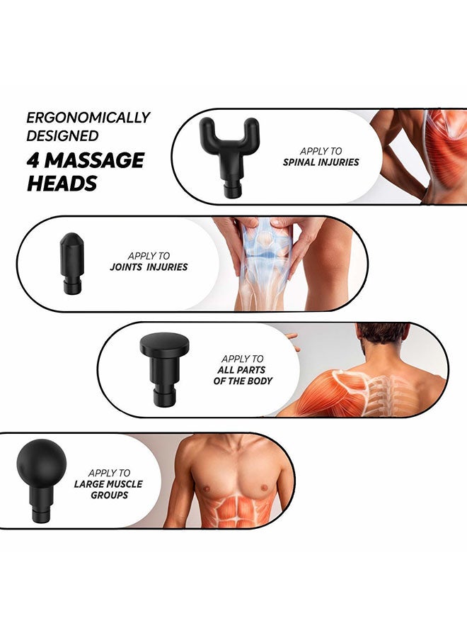 توشيونيكس مسدس تدليك احترافي لتدليك الأنسجة العضلية العميقة - Image 2