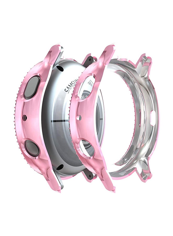 Foxcon Super Luxurious Bling Crystal Protective Case Cover For Samsung Active 2 Pink - Image 2