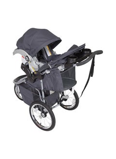 babytrend City Scape Jogger Stroller With Car Seat - Grey/Black  - Image 2