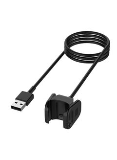Foxcon Charging Cable Clip For Fitbit Charge 3/4 Black  - Image 1
