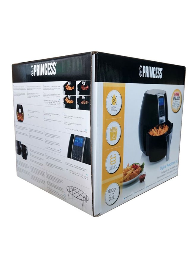 Princess Digital Aero Fryer 1500 W PRN.182020 Black  - Image 5