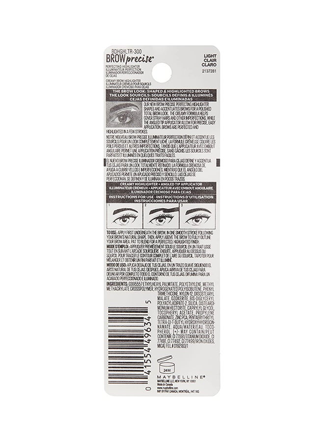 MAYBELLINE NEW YORK - Brow Precise Perfecting Highlighter 01 Light - Image 1
