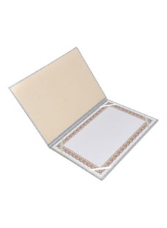 A4 Certificate Folder Silver