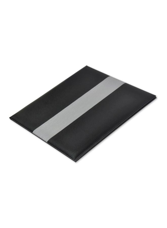 إف اي أس  مجلد مقاس A4 مع شهادة أسود/فضي - Image 2