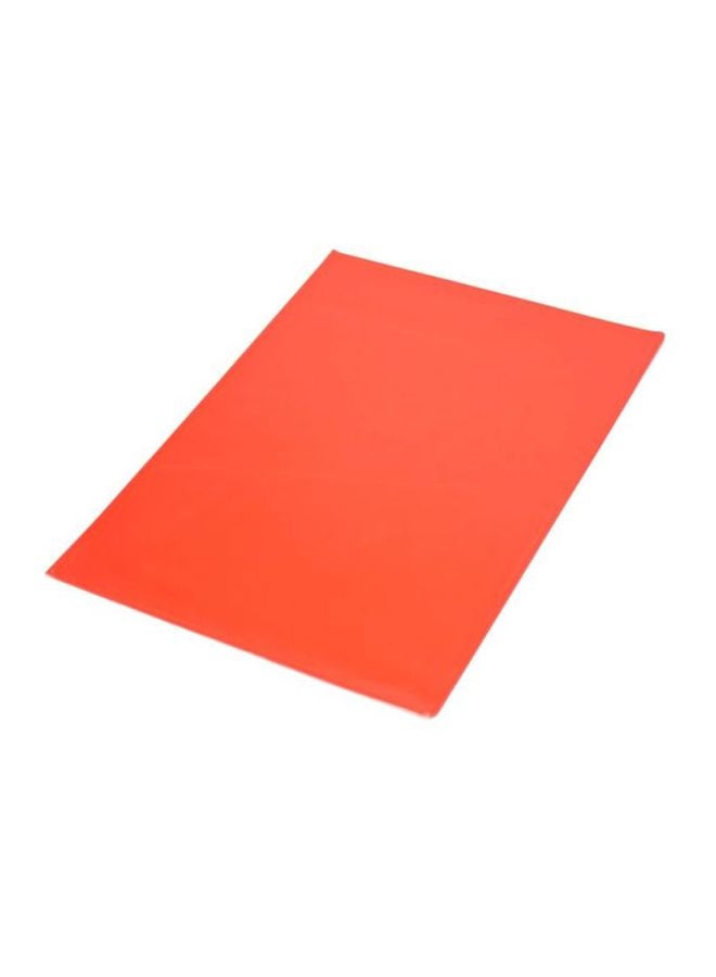 إف اي أس  مجلد روكسان مصنوع من بلاستيك بي في سي أحمر