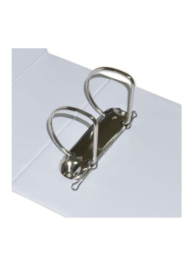 FIS 2D Presentation Ring Binder White  - Image 3