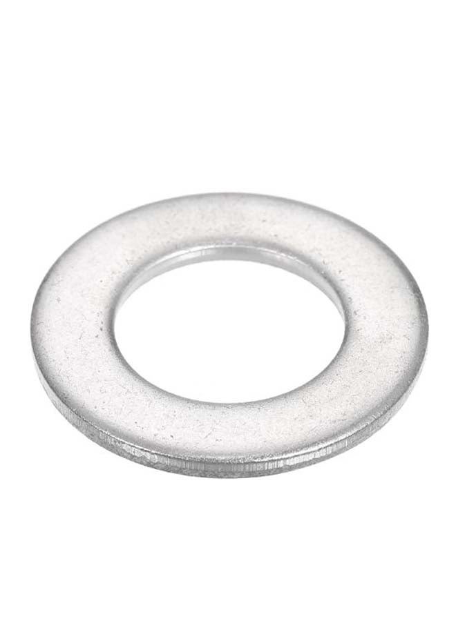 5-Piece Flat Washer Set Silver 22mm