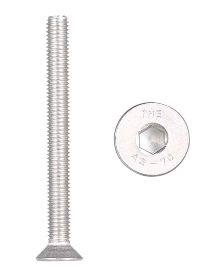 5-Piece Socket Cap Hex Screw Set Silver  - Image 2