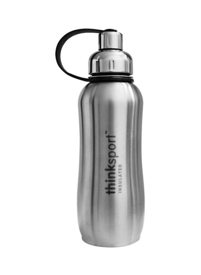 Think Insulated Water Bottle Silver 750ml - Image 1