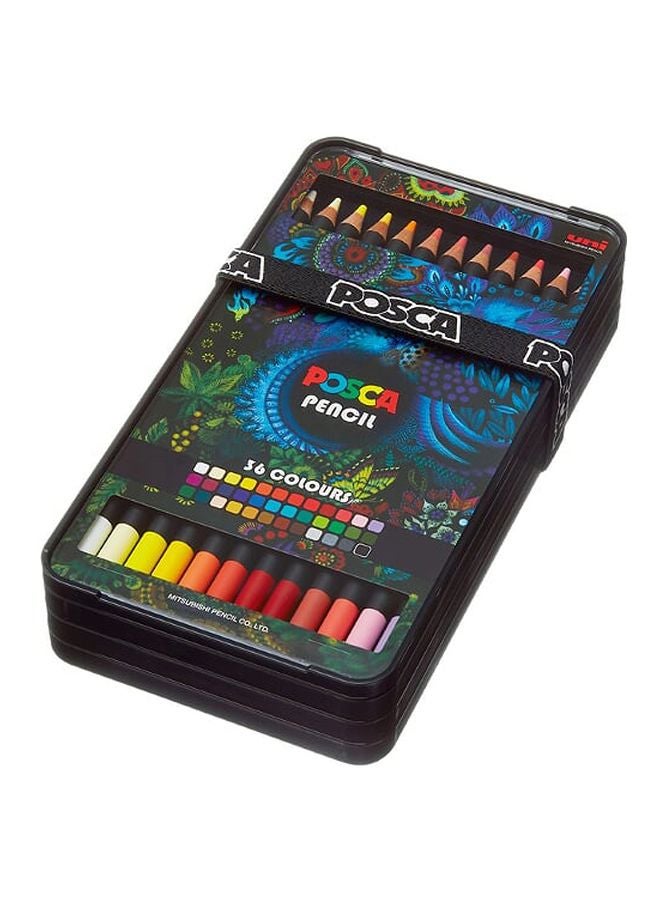 36-Piece Uni Pencil Set Multicolour - v1592397787/N38599369A_2