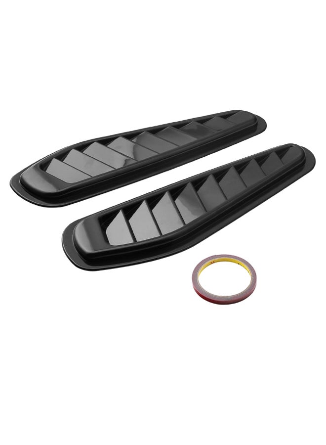 Generic Pair Of Air Flow Intake Scoop Vent Cover With Tape 