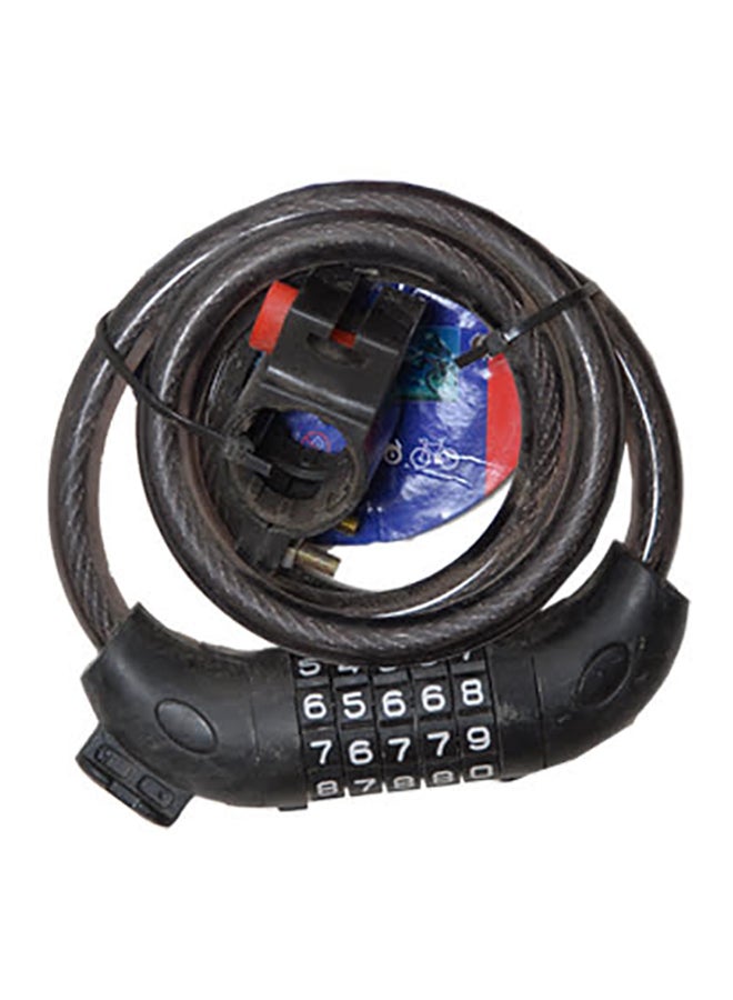 Lock For Bicycle & Gates Black 15cm