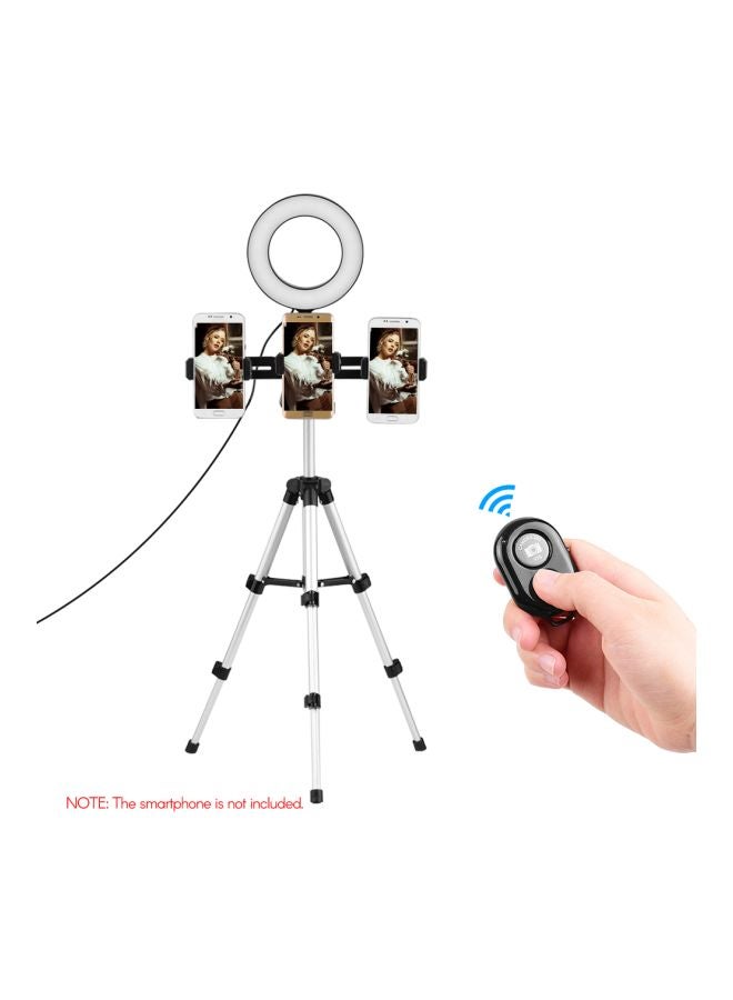 Three-Phone Live Streaming Lighting Kit White/Black - Image 3
