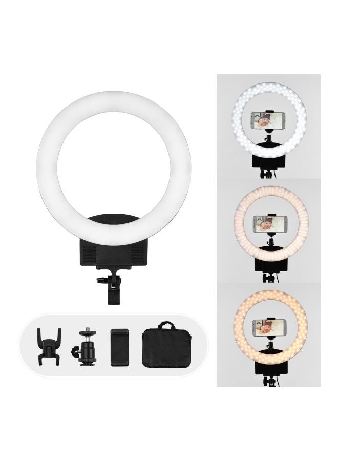 حلقة إضاءة بمصابيح LED أسود - Image 3