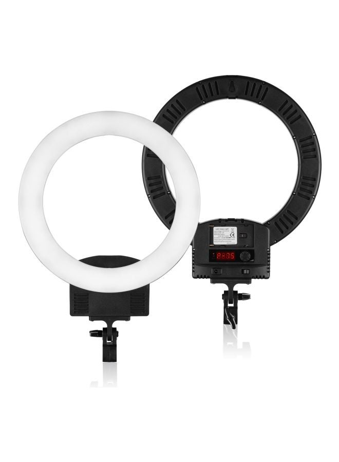 حلقة إضاءة بمصابيح LED أسود - Image 2