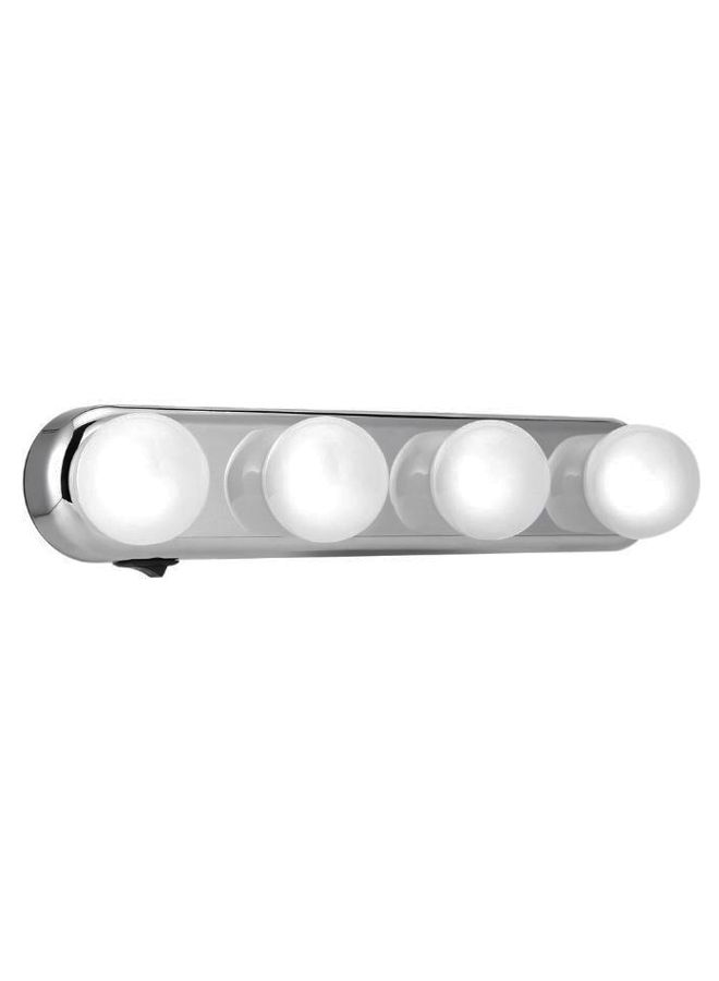 4-In-1 Studio Glow Vanity Make Up LED Light Silver/White 33 x 19cm 