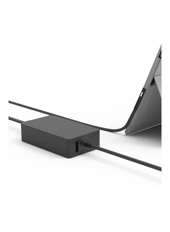 Generic - Replacement Charging Adapter For Microsoft Surface Pro 3/Pro 4 Laptop Black - Image 1