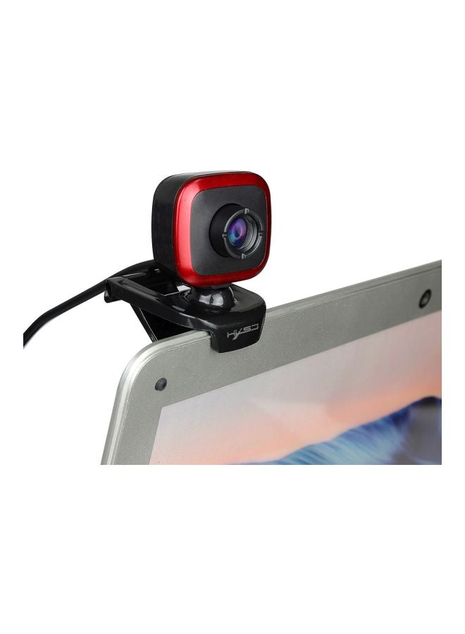 HXSJ USB Webcam Black/Red  - Image 4