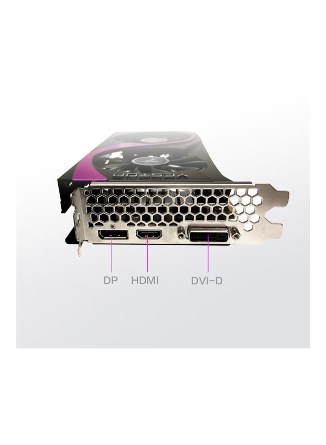 yeston GTX1660 Super-6G D6 Graphic Card Black/Purple  - Image 4