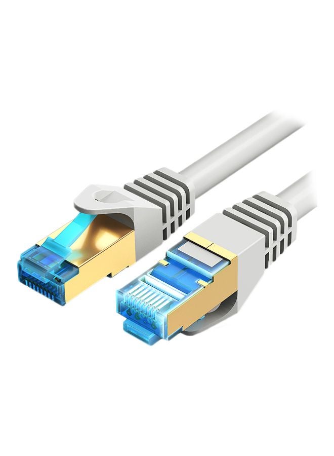 فينشن كابل شبكة كات 7 طراز RJ45 رمادي  - Image 1