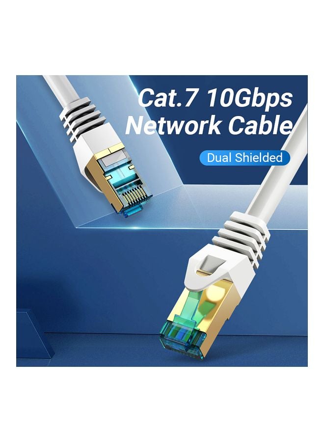 فينشن كابل شبكة كات 7 طراز RJ45 رمادي  - Image 3