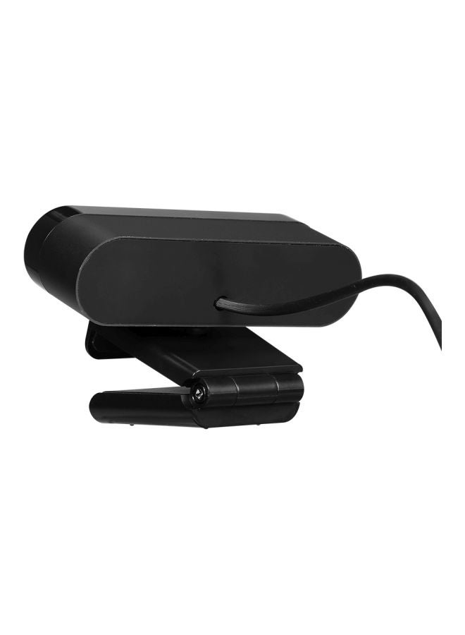 HD Webcam With Noise-Reduction Microphone Black - Image 5