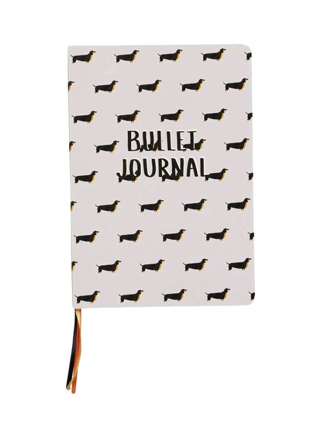 Hema - Bullet Journal Animal Notebook Grey/Black - Image 1
