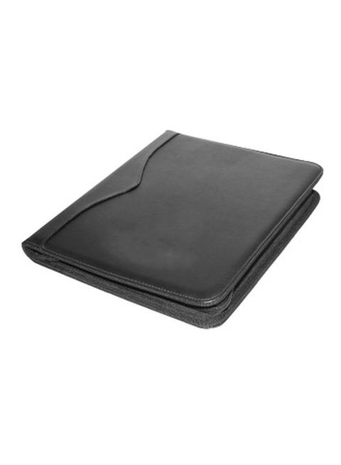 Calculator Memo Folder With Zipper Black