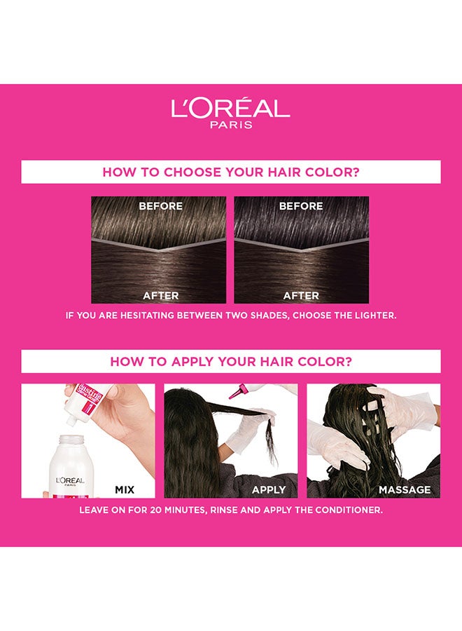 L'OREAL PARIS Loreal Paris Casting Creme Gloss Hair Colour, 300 Dark Brown 180ml  - Image 3