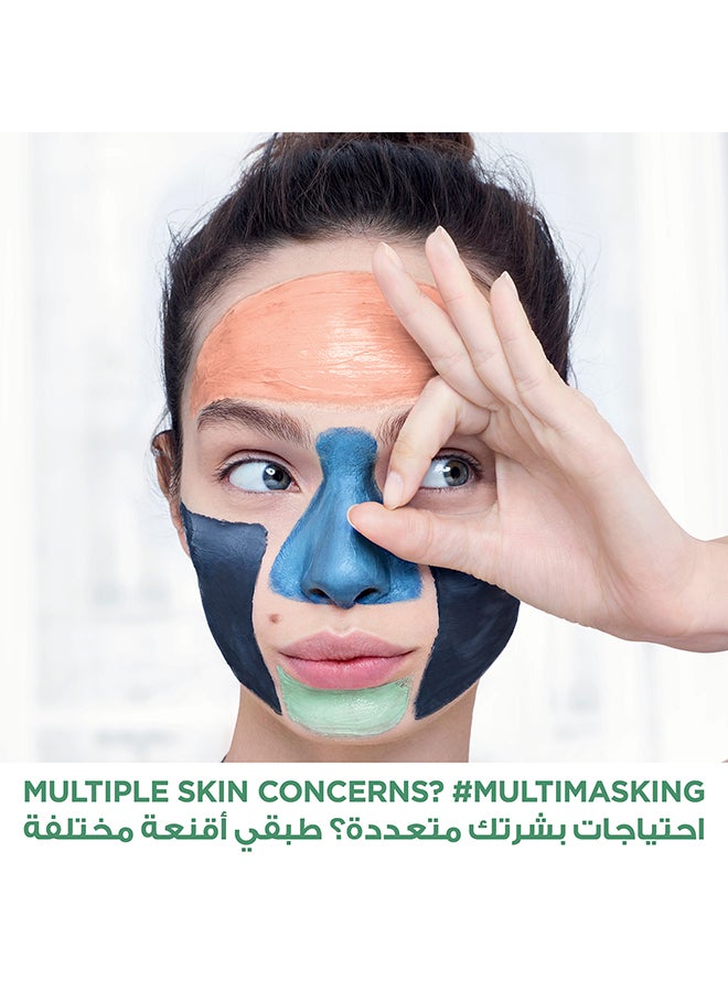 Pure Clay Mask, 3 pure clays+ Marine Algae Blue 50ml