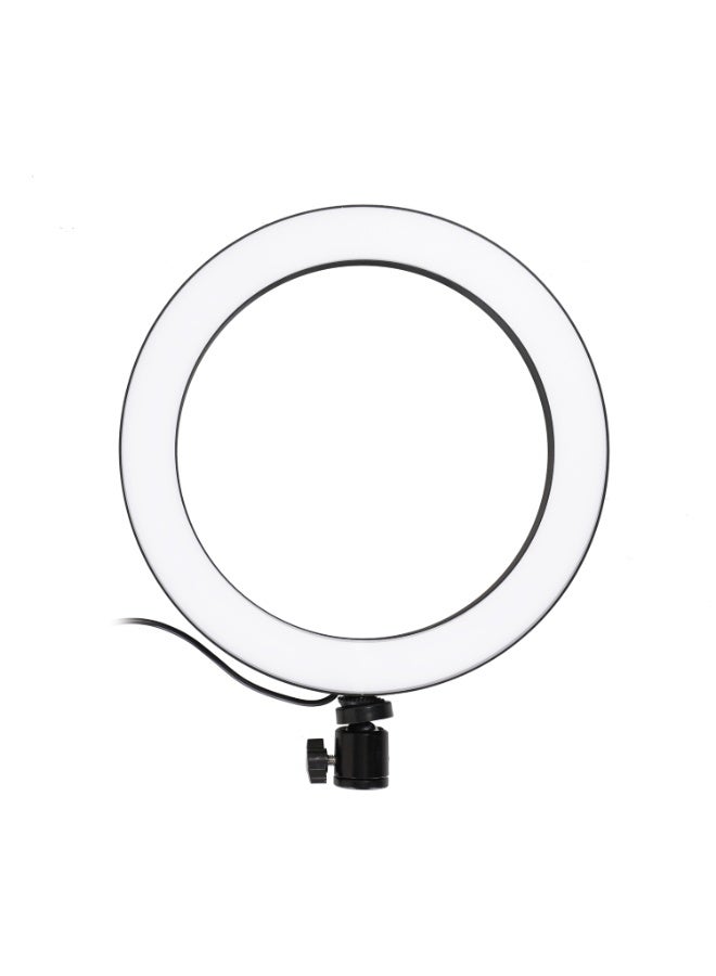 Aluminum Alloy Photography LED Selfie Ring Light With Stand Tripod Black/White - Image 3