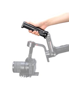 UURIG Gimbal Stabilizer Hand Grip Extension Rod Holder With Cold Shoe Mount Black  - Image 3
