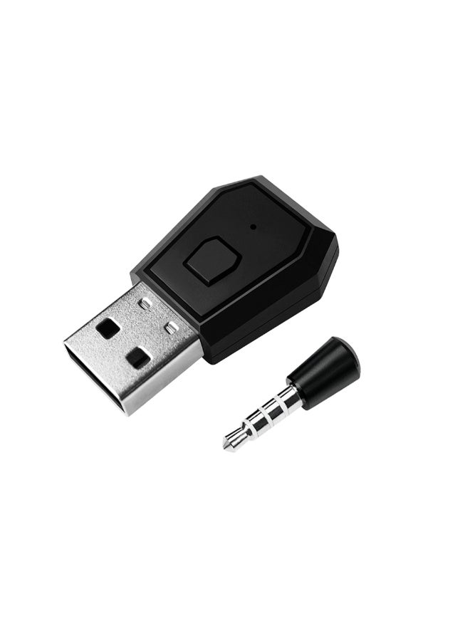 BT Wireless Headset USB Adapter For PS4 Black