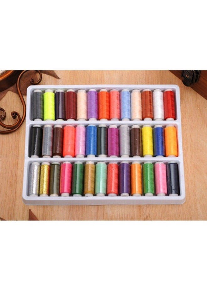 Polyester Sewing Thread Multicolour 30 x 25 x 3centimeter