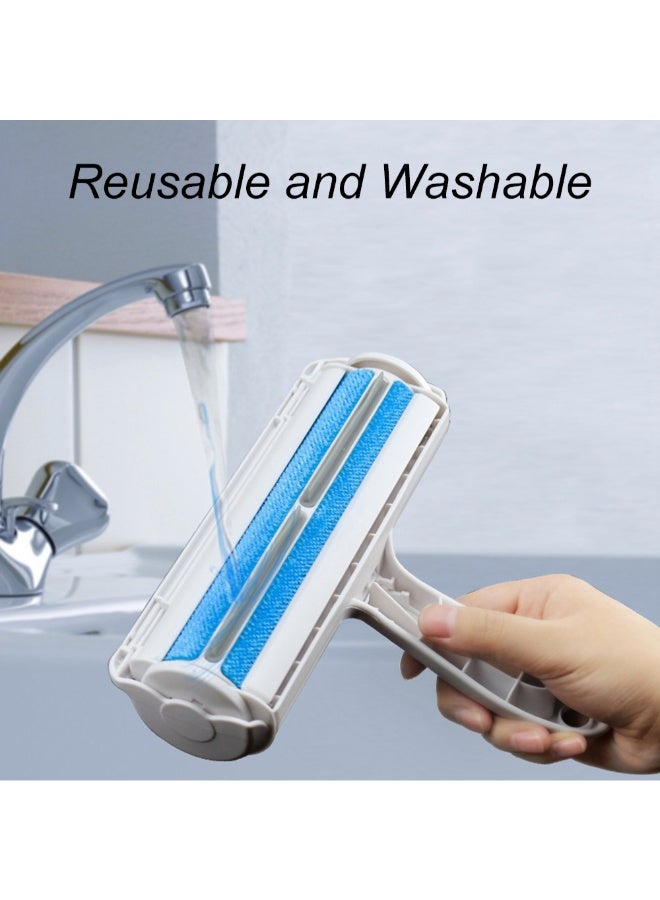 Generic Pet Hair Remover Roller Blue/White 20 x 19cm  - Image 2