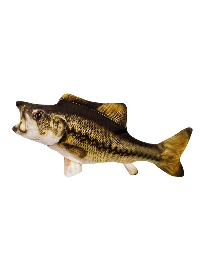 Realistic Plush Simulation Electric Doll Fish Brown/White 28 x 5 x 14cm - Image 2