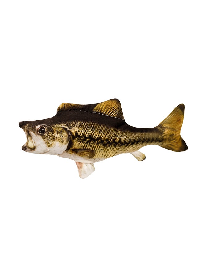 Realistic Plush Simulation Electric Doll Fish Brown/White 28 x 5 x 14cm - Image 1