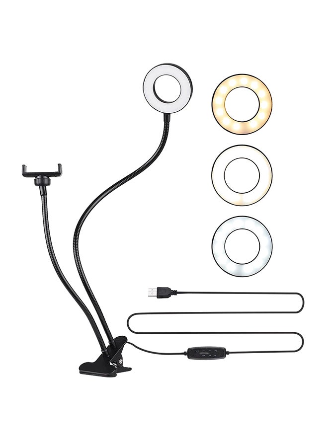 حلقة إضاءة لصور السيلفي أسود 20 x 8 x 16سم - Image 1