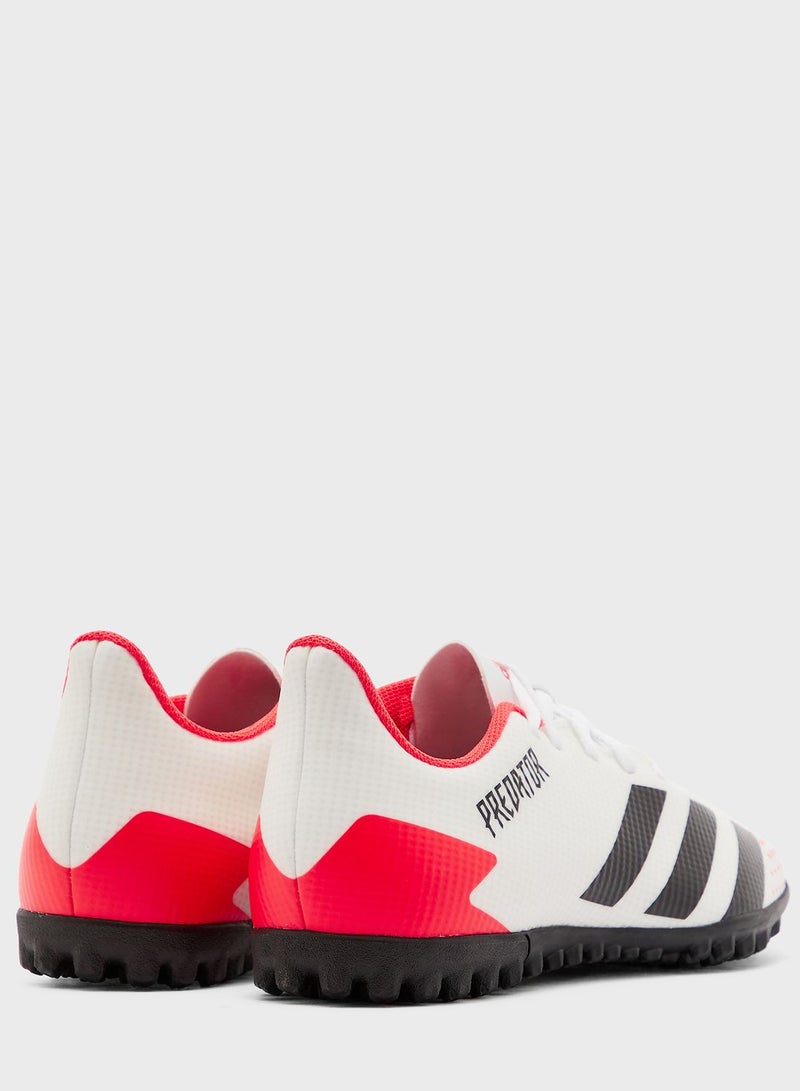 Predator 20.4 TF Football Shoes White-orange