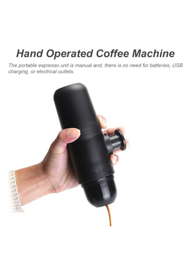 ماكينة صنع قهوة يدوية محمولة أسود 20سم - Image 4