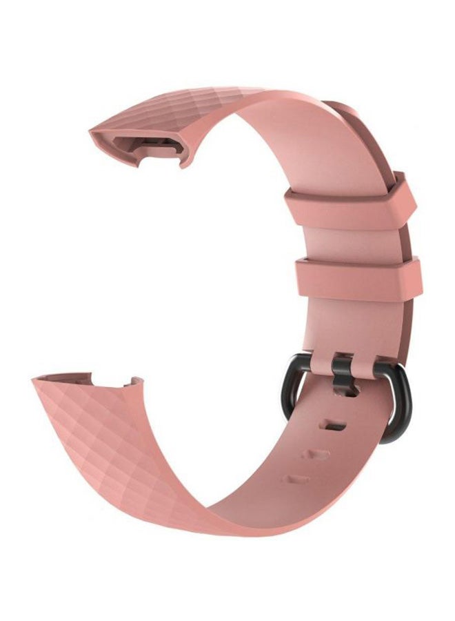 ليجر سوار بديل من السيليكون لساعة فيتبيت تشارج 3 وردي - Image 2