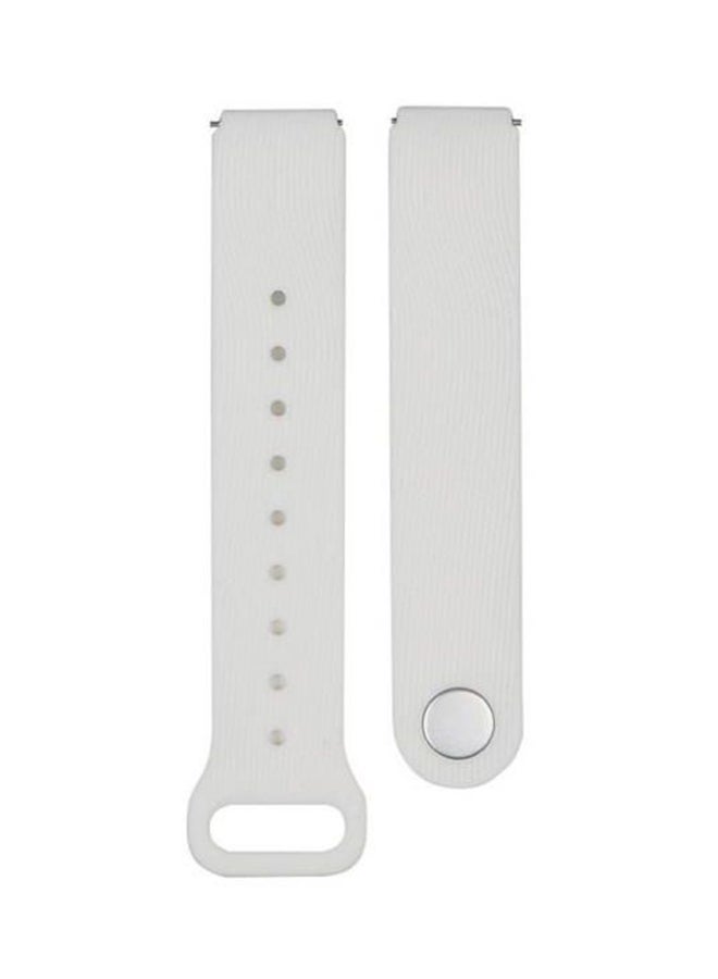 Liger - Silicone Watch Bracelet For Huawei TalkBand B3 White - Image 1